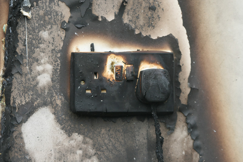 Burned out Plug